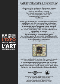 Faut-il br�ler l'Art Contemporain?